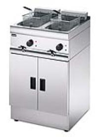 Special Offer:LINCAT J12 FREE STANDING DOUBLE TANK DOUBLE BASKET ELECTRIC FRYER 2X9L - 2X6KW